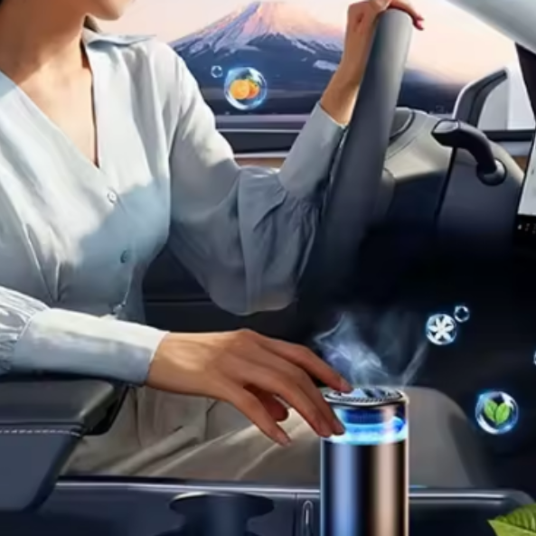 CAFELE Intelligent aroma diffuser - Ultrasonic atomization + LED car air purifier
