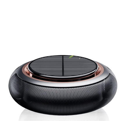 Solar aromatherapy diffuser for cars - Solar-powered air freshener with marine fragrance and essential oil extender